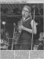 In Düren sind die Jazztage eröffnet