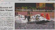 Rennen auf dem Wasser