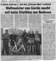 Triathlon am Badesee