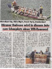 Dürener Badesee Schauplatz WM Rennen