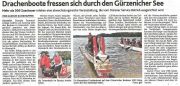 1. Drachenbootrennen am Dürener Badesee