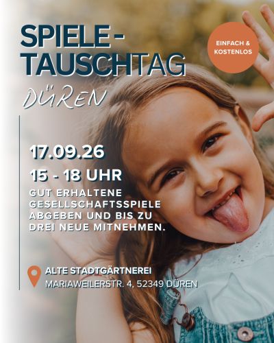 Spieletauschbörse in der Alten Stadtgärtnerei